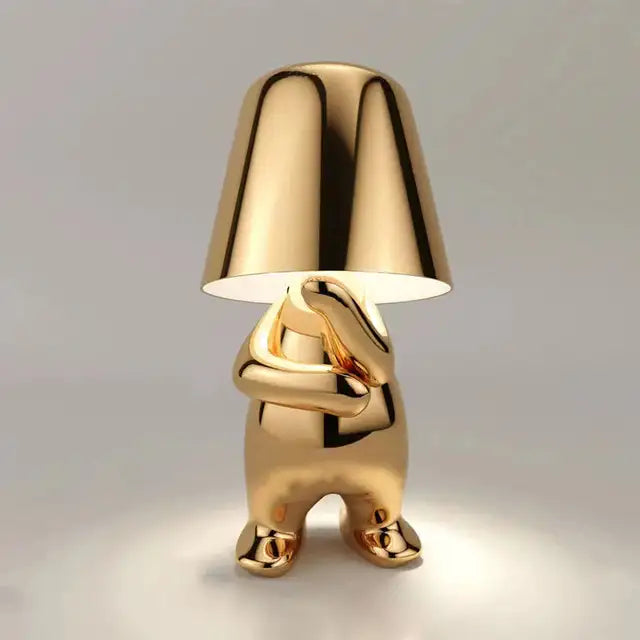 Little MR WHY Lamp Gold