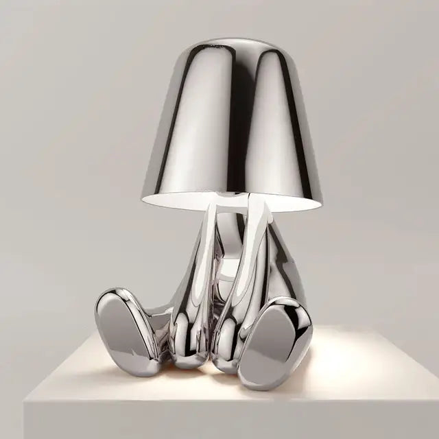 Little Mr What Lamp Silver