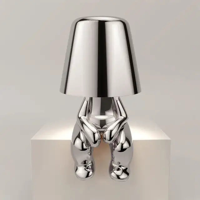 Little Mr When Lamp Silver