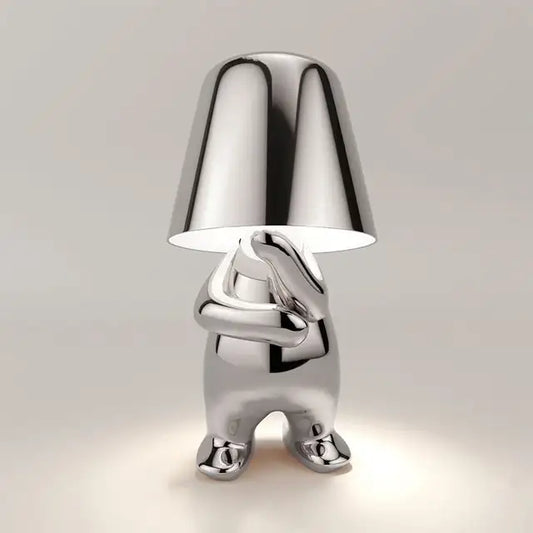 Little MR WHY Lamp Silver